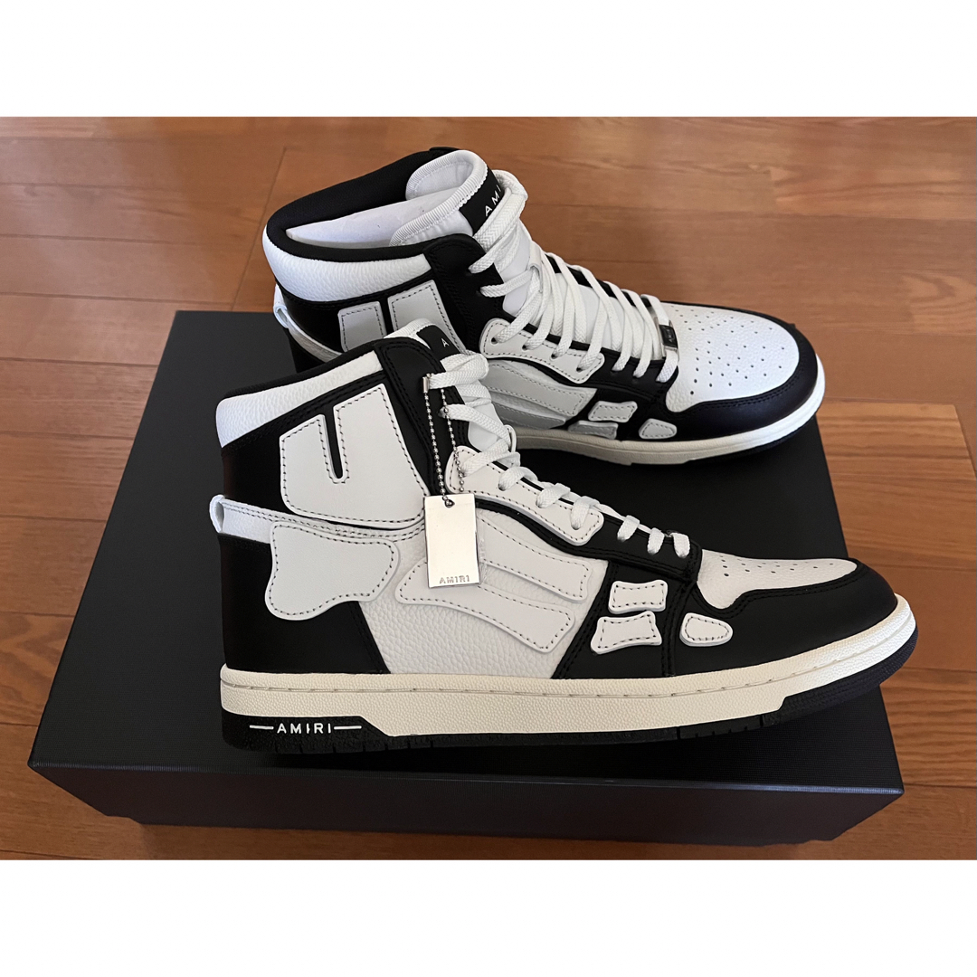 新品 AMIRI SKEL TOP HI レザースニーカー 43 | www.ibnuumar.sch.id