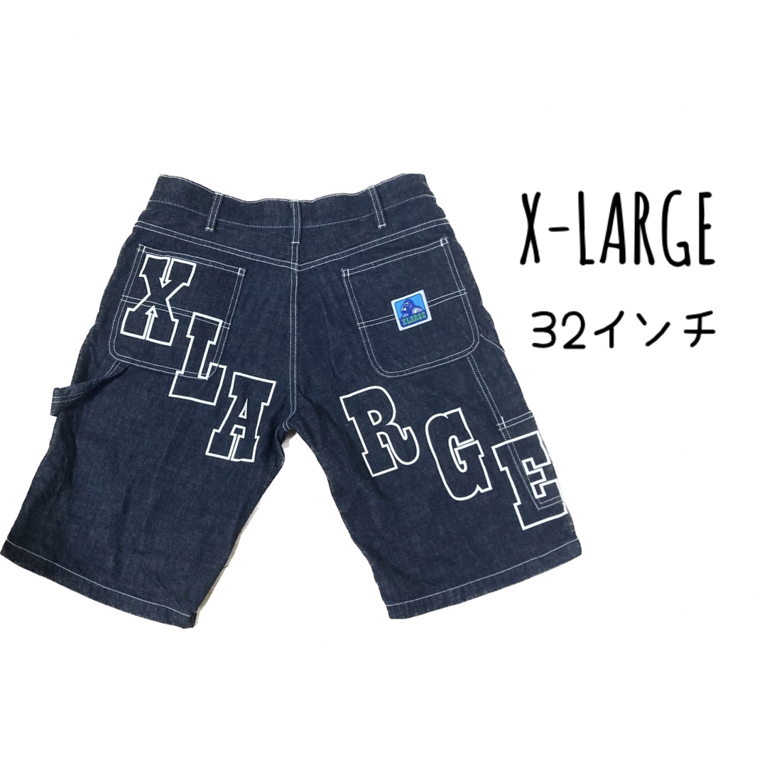 xlarge デニムハーフパンツ　30インチ