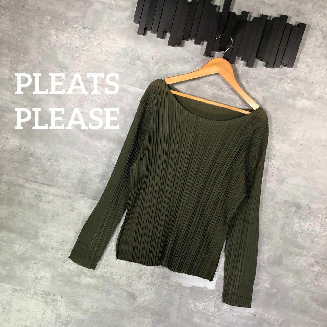 PLEATS PLEASE ISSEY MIYAKE(プリーツプリーズイッセイミヤケ)の『PLEATS PLEASE』プリーツプリーツ (3) プリーツ カットソー レディースのトップス(Tシャツ(長袖/七分))の商品写真