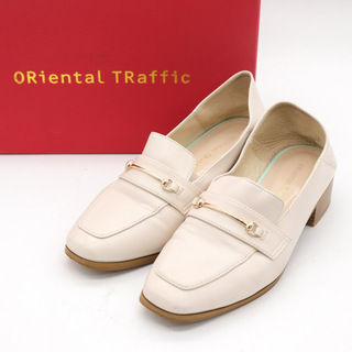 オリエンタルトラフィック パンプス ビットローファー スクエアトゥ シューズ 靴 レディース 36サイズ ホワイト Oriental Traffic(ハイヒール/パンプス)