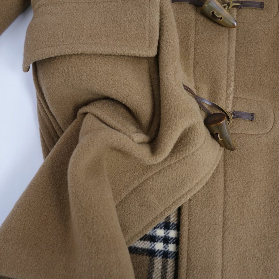 BURBERRY(バーバリー)の美品 Vintage バーバリー Burberrys コート ダッフルコート フーディー 裏チェック 英国製 アウター レディース 6(M相当) ブラウン レディースのジャケット/アウター(その他)の商品写真