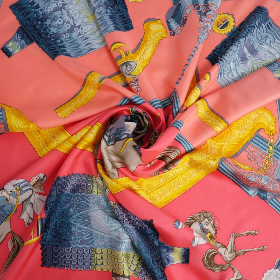 France製  HERMES  silk scarf   カレ90  ※箱付き古着女子