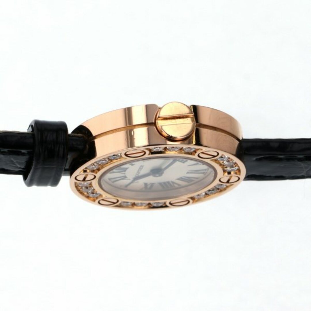 Cartier(カルティエ)のカルティエ Cartier ラブウォッチ WE800631 シルバー文字盤 中古 腕時計 レディース レディースのファッション小物(腕時計)の商品写真