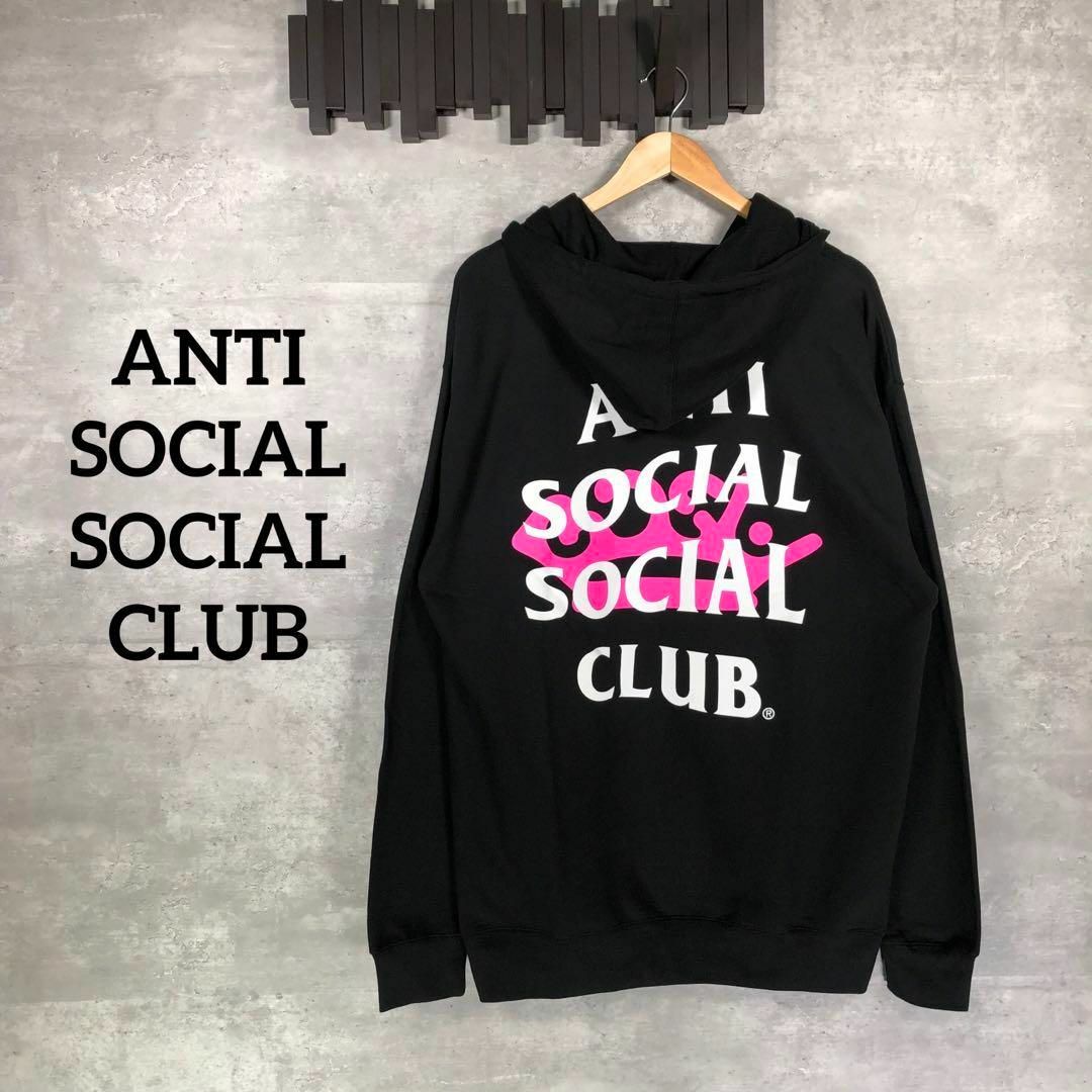 『Anti Social Club』ソーシャルクラブ (L) ロゴパーカー | フリマアプリ ラクマ