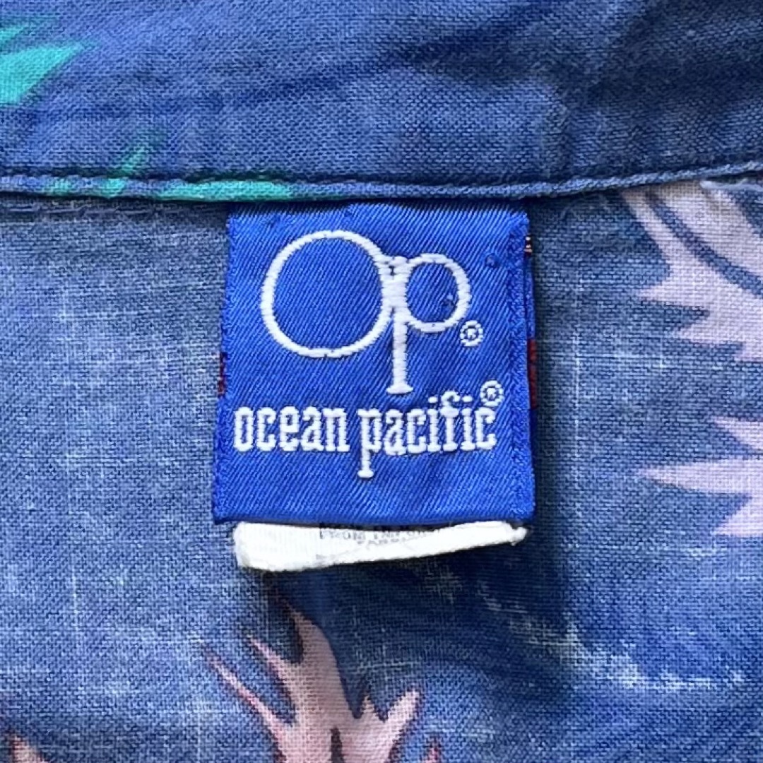 OCEAN PACIFIC(オーシャンパシフィック)のOceanPacificビンテージコットンアロハシャツ(アメリカ製) メンズのトップス(シャツ)の商品写真