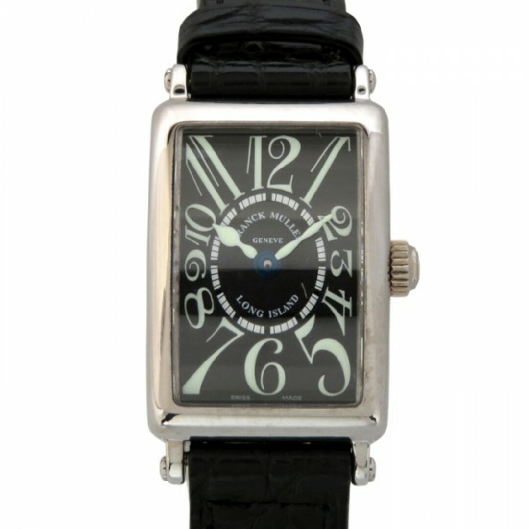 フランク・ミュラー FRANCK MULLER ロングアイランド プティ 802QZ ブラック文字盤  腕時計 レディースレディース