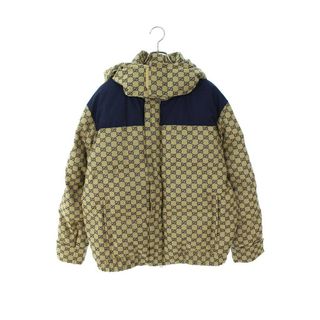 グッチ(Gucci)のグッチ  22AW  715535 Z8A52 GGキャンバスグースダウンジャケット メンズ 48(ダウンジャケット)