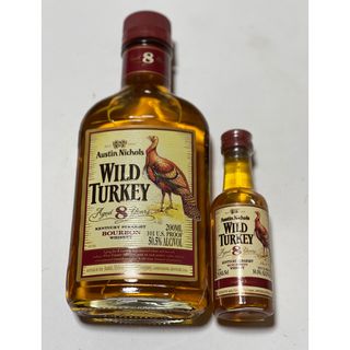 ワイルドターキー　WILD TURKEY ８年　２００ml ５０ml セット(ウイスキー)