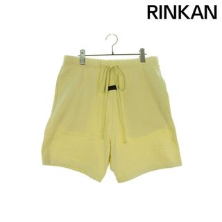 フィアオブゴッド(FEAR OF GOD)のフォグ  ESSENTIALS Shorts Canary ロゴスウェットハーフパンツ メンズ M(ショートパンツ)