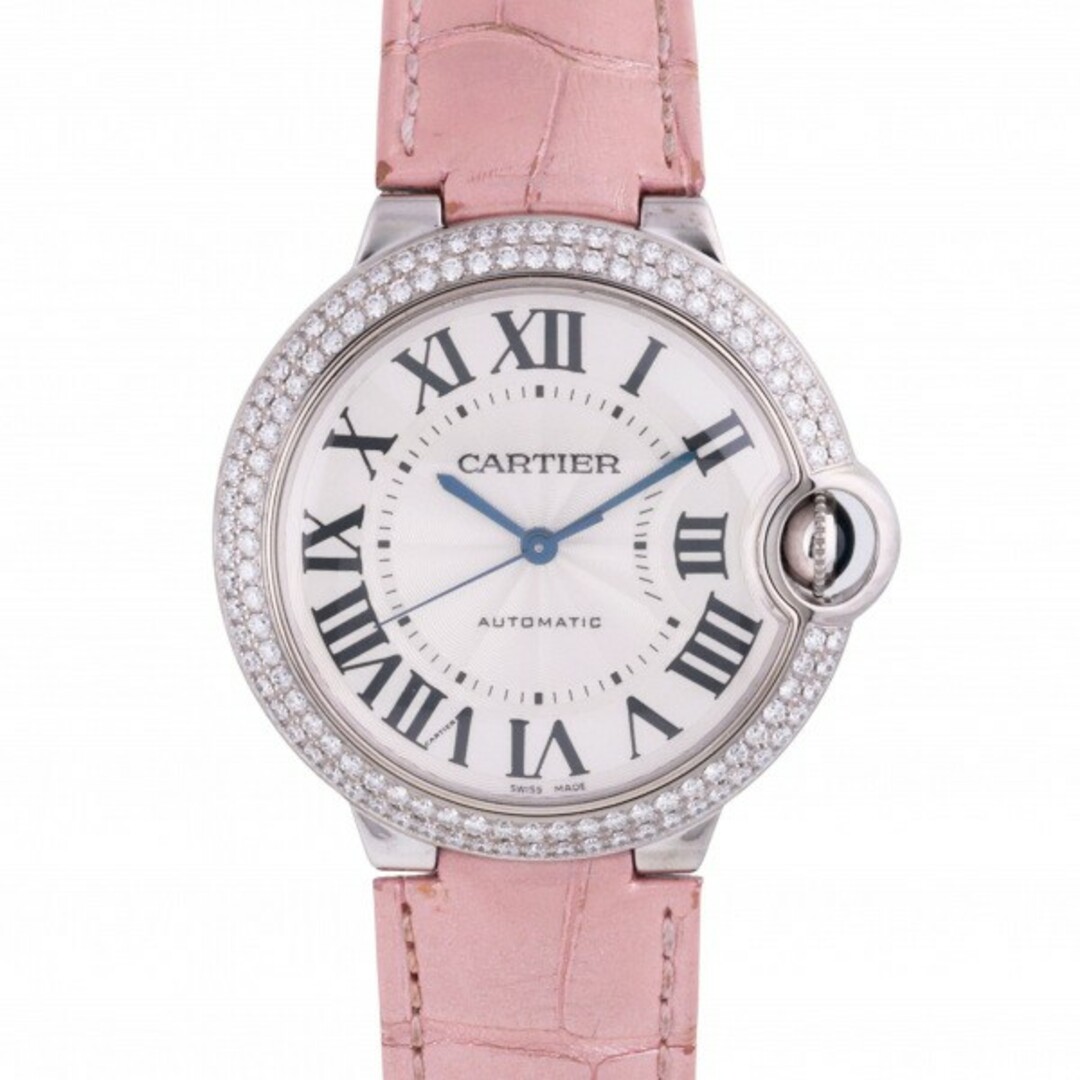 カルティエ Cartier バロンブルー WE900651 シルバー文字盤 中古 腕時計 レディース レディースのアクセサリー(その他)の商品写真