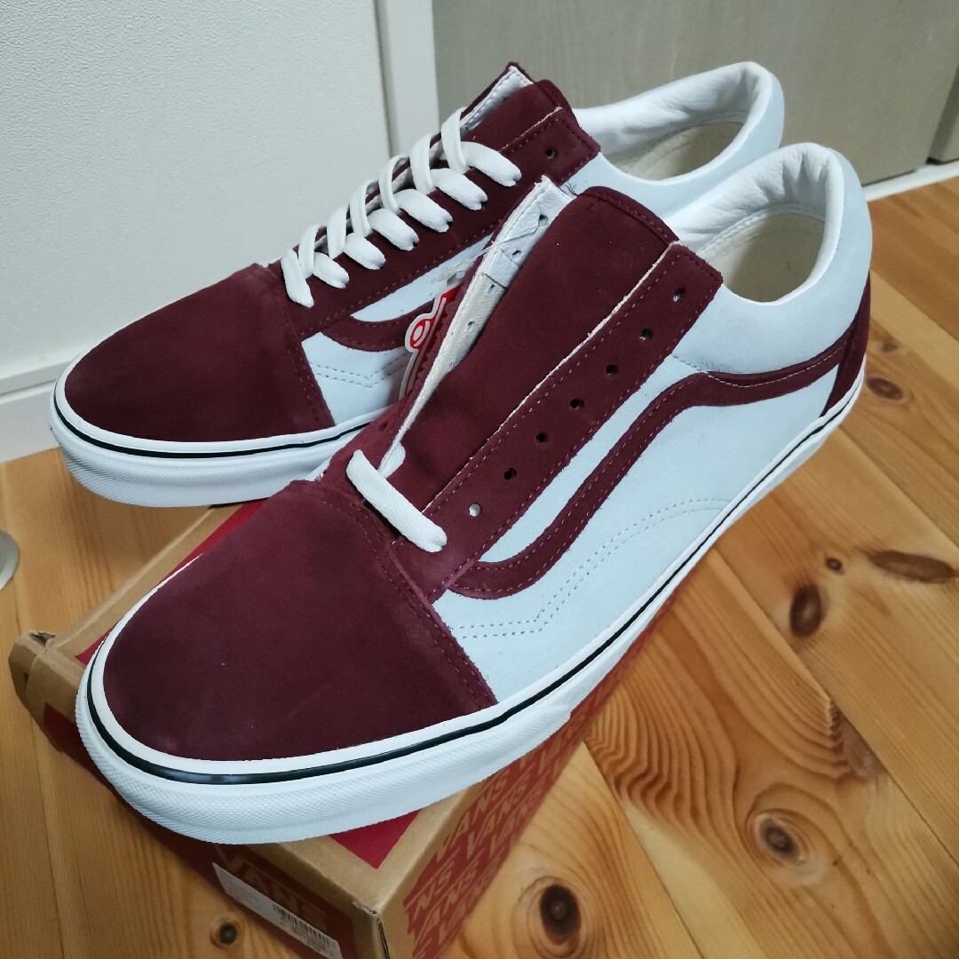 【早い者勝ち値引き新品未使用】VANS OLD SKOOL ワインレッド30cm