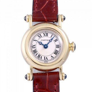 カルティエ Cartier ミニディアボロ W1511556 ホワイト文字盤 中古 腕時計 レディース(その他)