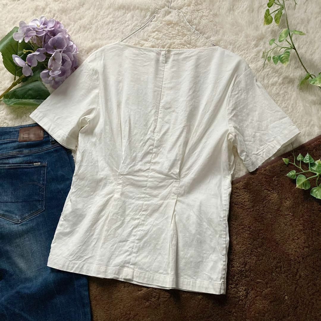 Theory luxe - theory luxe リネンブレンド タック入り ブラウス 春夏