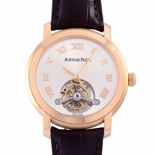 オーデマ・ピゲ AUDEMARS PIGUET ジュールオーデマ トゥールビヨン 26561OR.OO.D088CR.01 シルバー文字盤 中古 腕時計 メンズ(腕時計(アナログ))