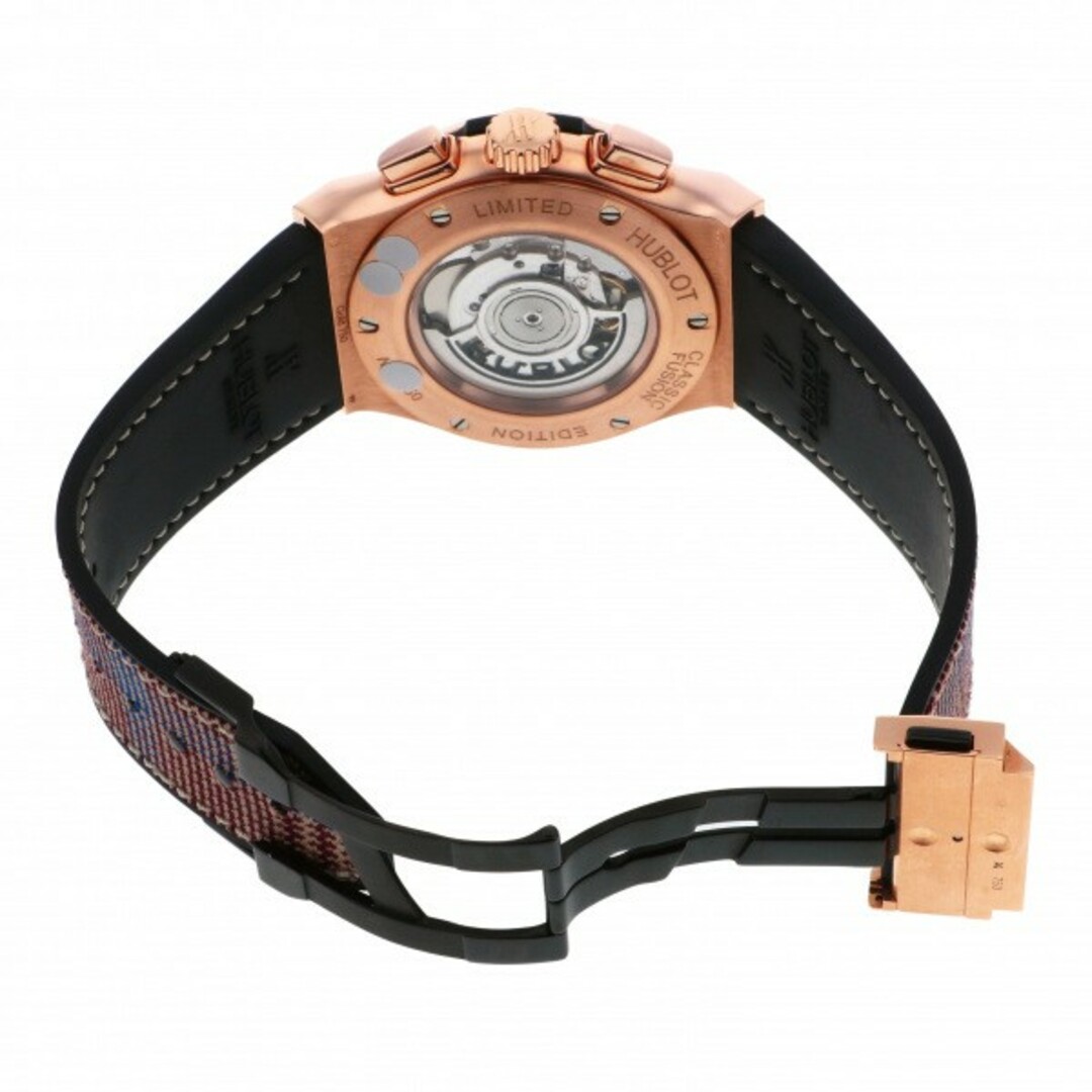 ウブロ HUBLOT クラシックフュージョン クロノグラフ イタリア インディペンデント プリンスオブウェールズ 521.OX.2709.NR.ITI18 マルチカラー文字盤 中古 腕時計 メンズ メンズの時計(腕時計(アナログ))の商品写真