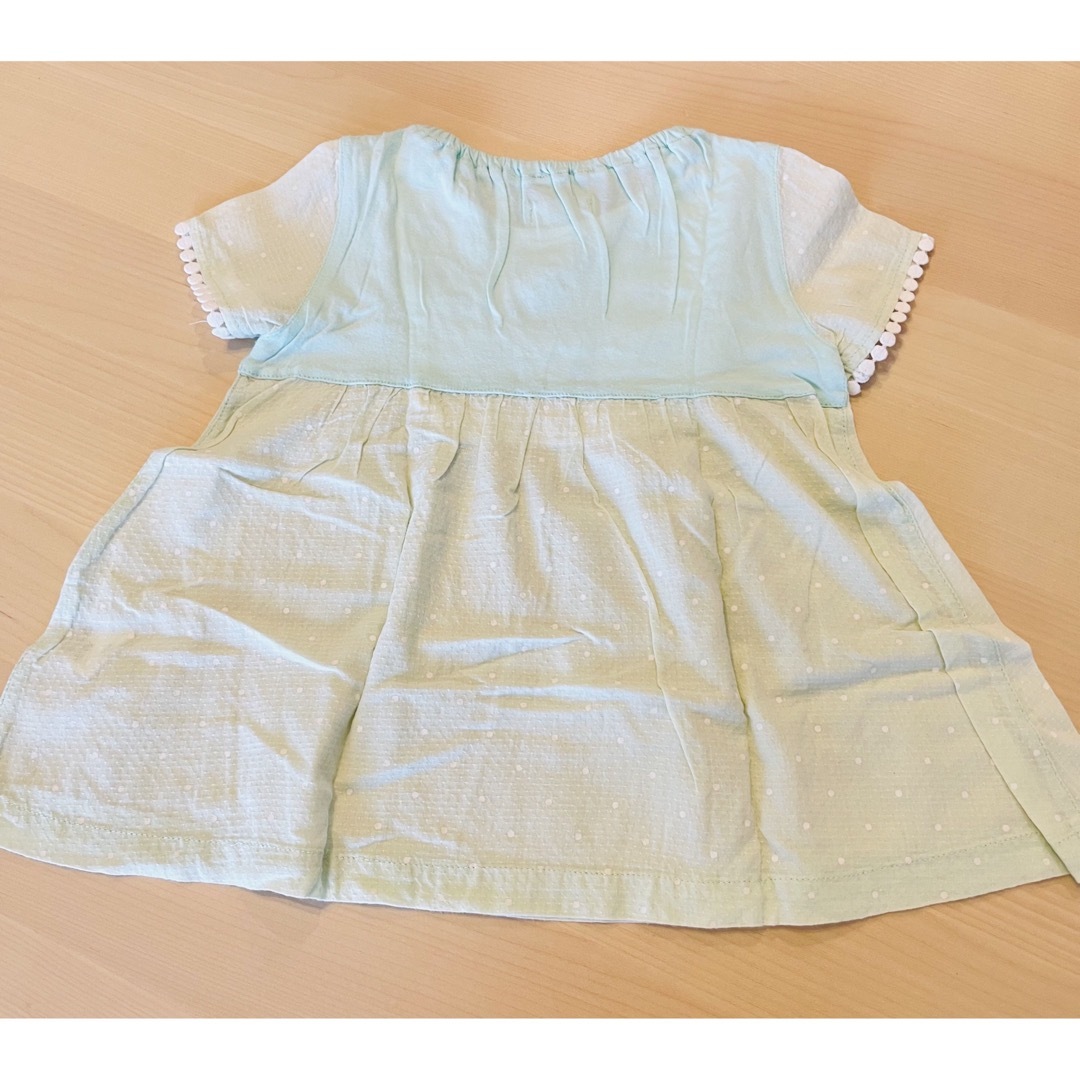 キッズ　子供　半袖　トップス　女の子　100 キッズ/ベビー/マタニティのキッズ服女の子用(90cm~)(Tシャツ/カットソー)の商品写真