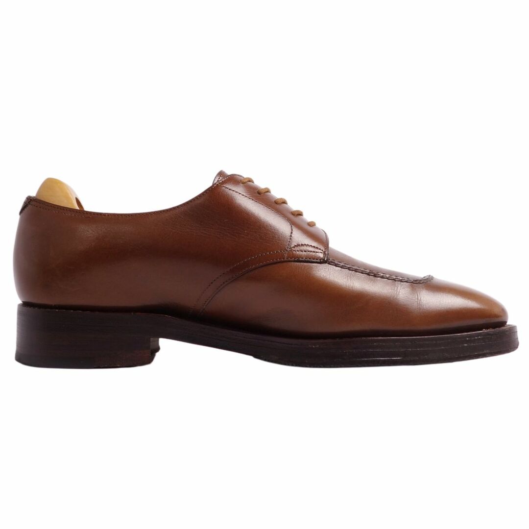 ジョンロブ JOHN LOBB レザーシューズ ダービーシューズ BORDER ボーダー 8896 Uチップ カーフレザー 革靴 メンズ 7E 25.5cm ブラウン