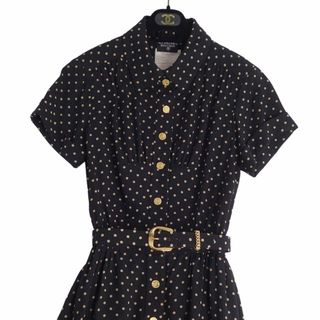 CHANEL - 美品 Vintage シャネル CHANEL ワンピース ベルト付き