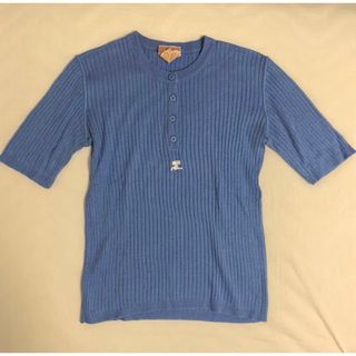 クレージュ(Courreges)のcourreges　クレージュ　リブトップス　ヴィンテージ(カットソー(半袖/袖なし))