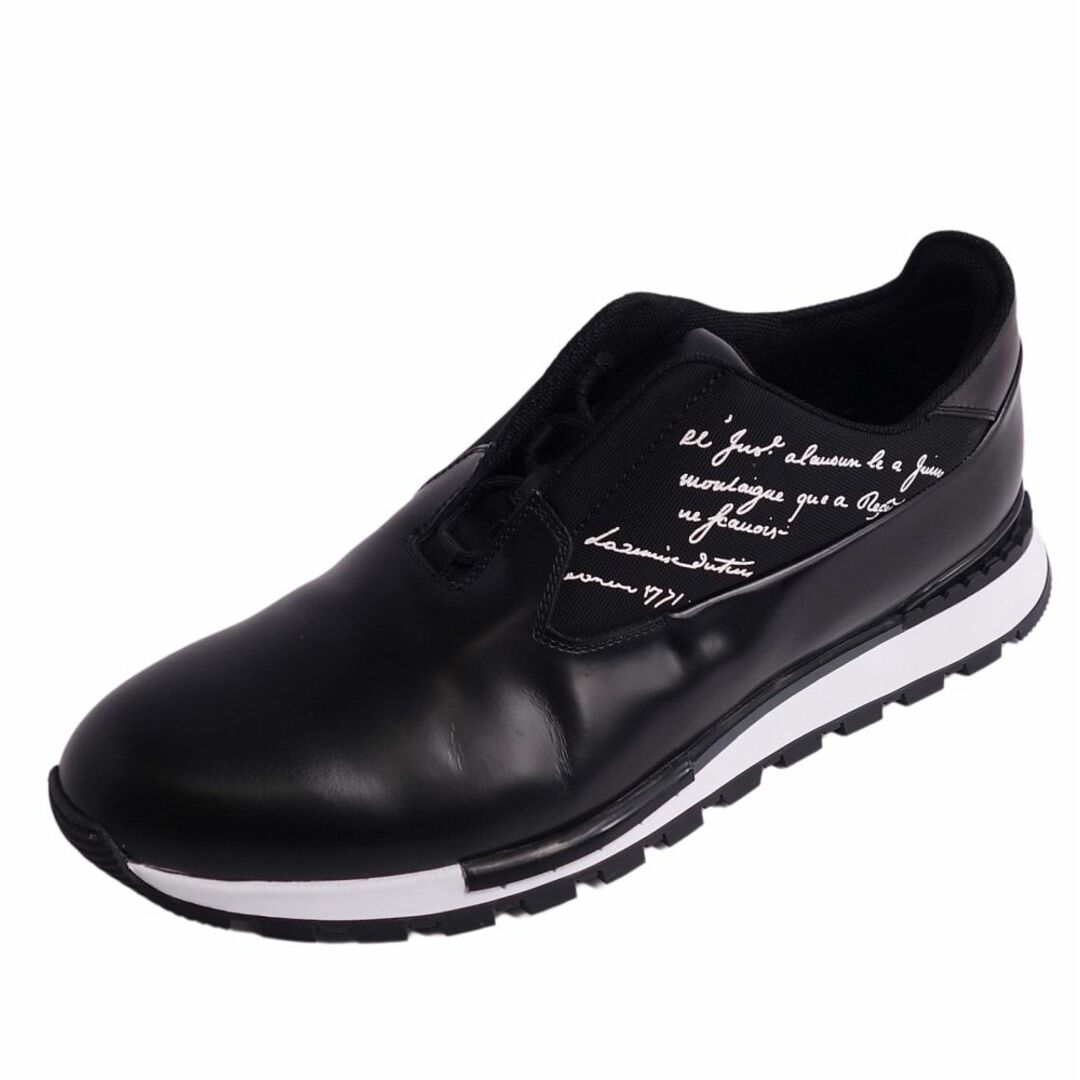 Berluti(ベルルッティ)の美品 ベルルッティ Berluti スニーカー ファストトラック カーフレザー シューズ 靴 メンズ イタリア製 8(26.5cm相当) ブラック メンズの靴/シューズ(スニーカー)の商品写真