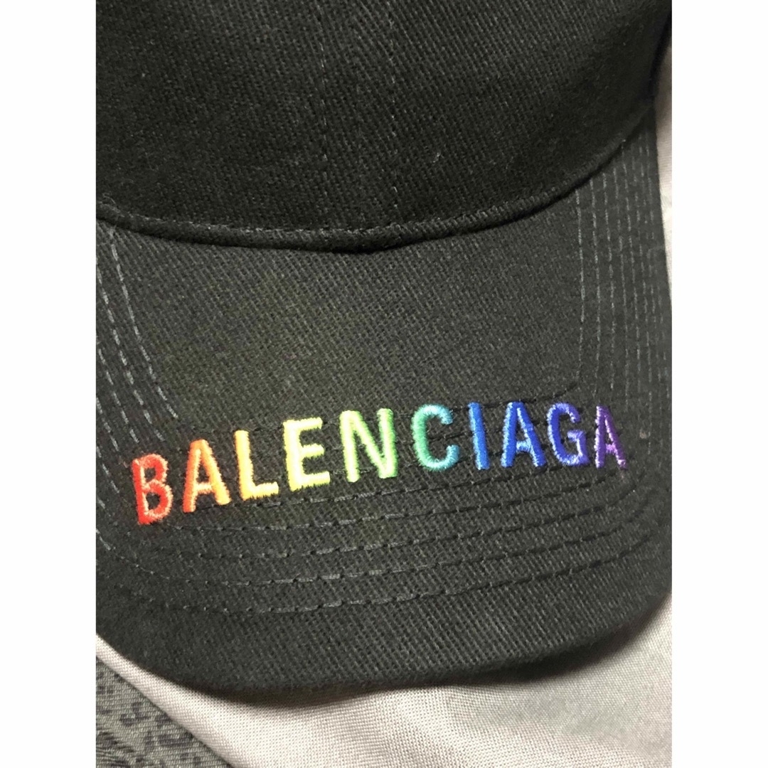 Balenciaga - 【美品】Balenciaga キャップ レインボーロゴの通販 by ...