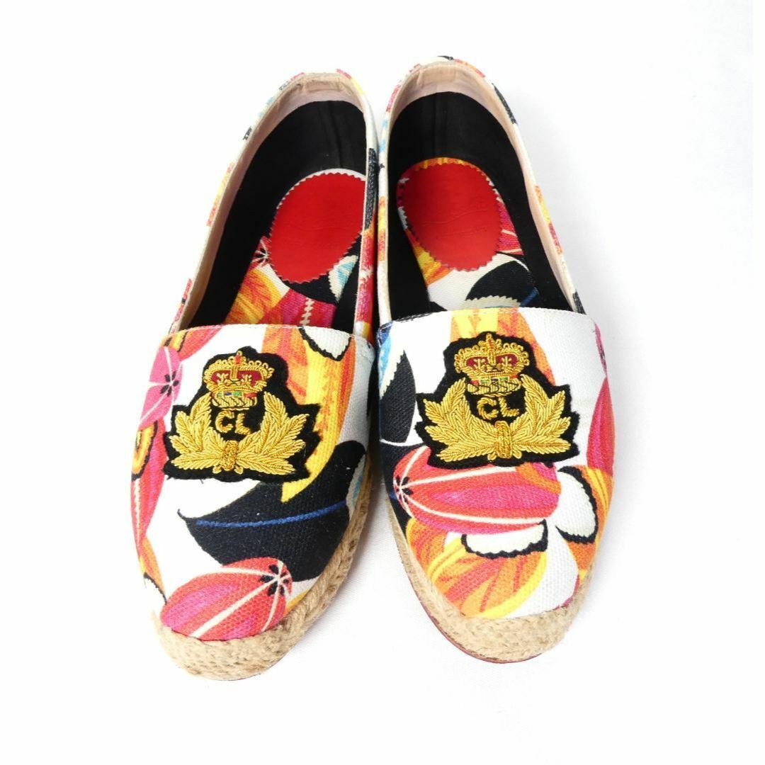 Christian Louboutin - 美品 Christian Louboutin 花柄 エスパドリーユ