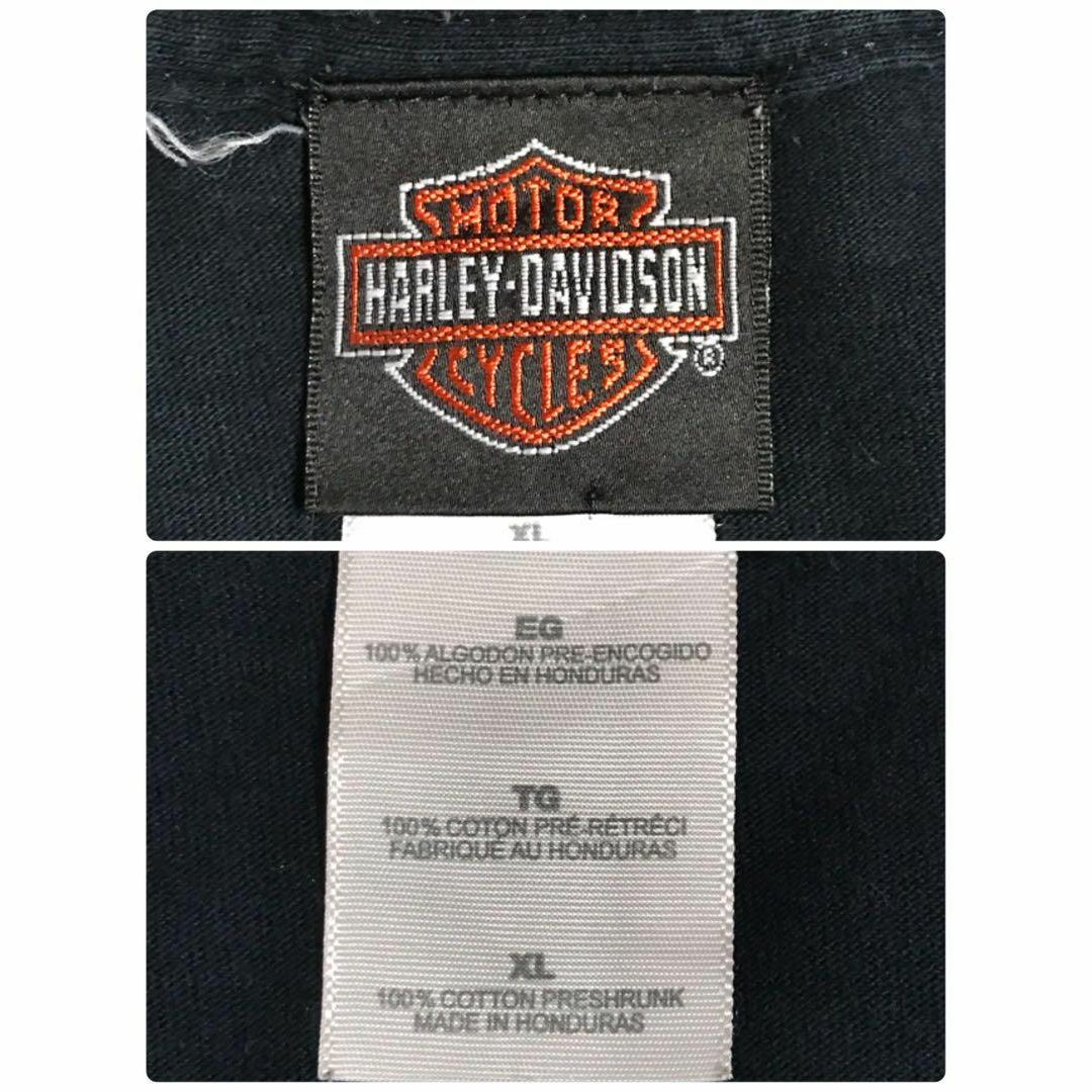 Harley Davidson(ハーレーダビッドソン)の【人気ブラック】ハーレーダビッドソン　裏表ビッグプリントTシャツ　F561 メンズのトップス(Tシャツ/カットソー(半袖/袖なし))の商品写真