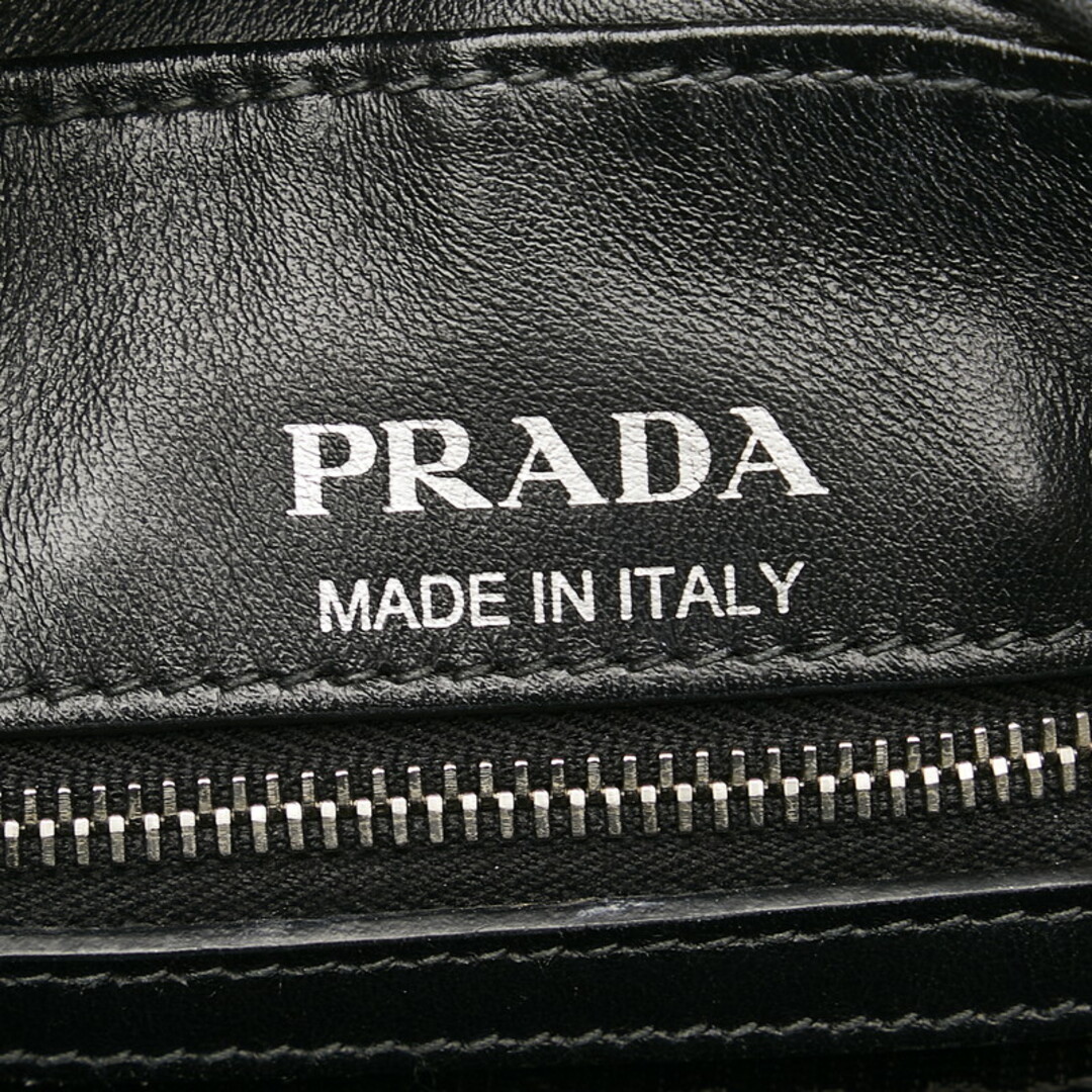 プラダ ダイアグラム クロスボディバッグ チェーンショルダーバッグ 1BH083 レザー レディース PRADA 【222-91651】