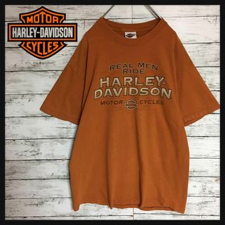 ハーレーダビッドソン(Harley Davidson)の【USA製ビンテージ】ハーレーダビッドソン　両面プリントTシャツ　L F555(Tシャツ/カットソー(半袖/袖なし))