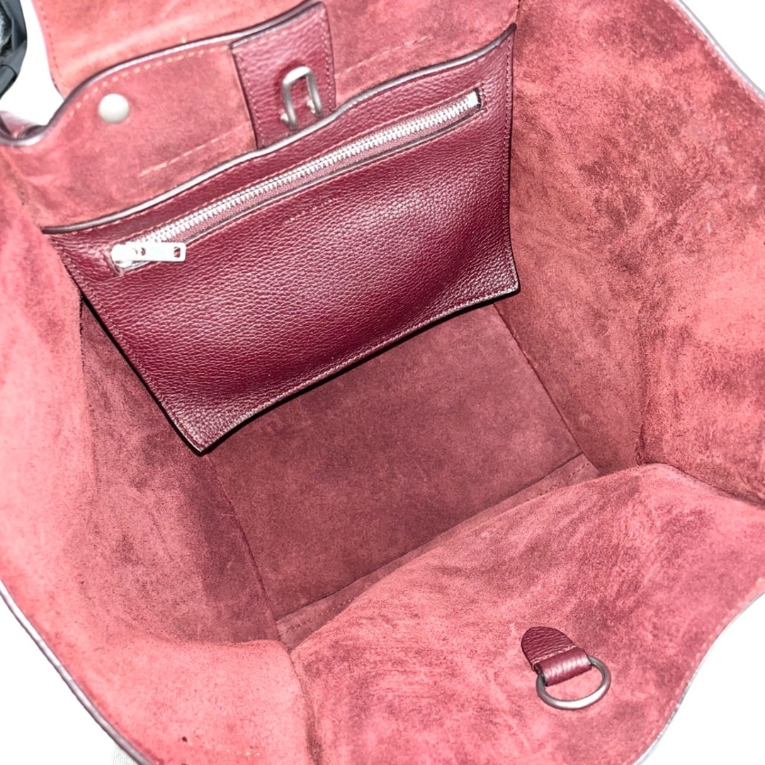 セリーヌ CELINE ハンドバッグ ショルダー 2way 赤 レッド 金具
