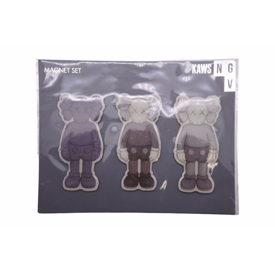 個人保管未使用品 KAWS 【マグネット3点セット COMPANION】グレー 21089