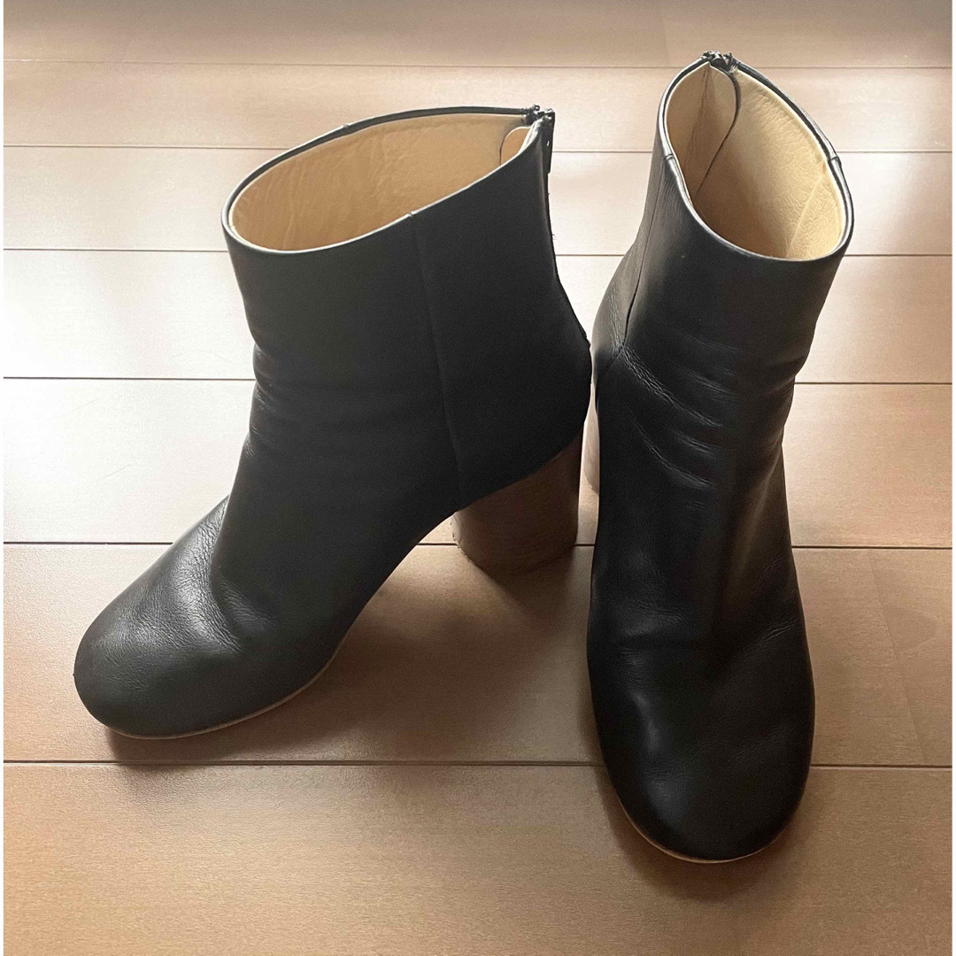 maison margiela 円柱ヒール ショートブーツ