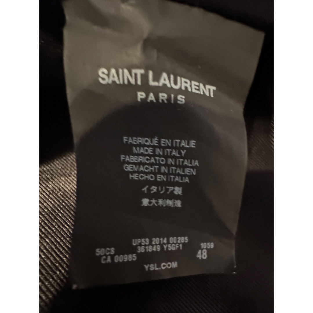 Saint Laurent(サンローラン)の専用！定価80万位 サンローラン 14AW ハラコライダース USED メンズのジャケット/アウター(ライダースジャケット)の商品写真