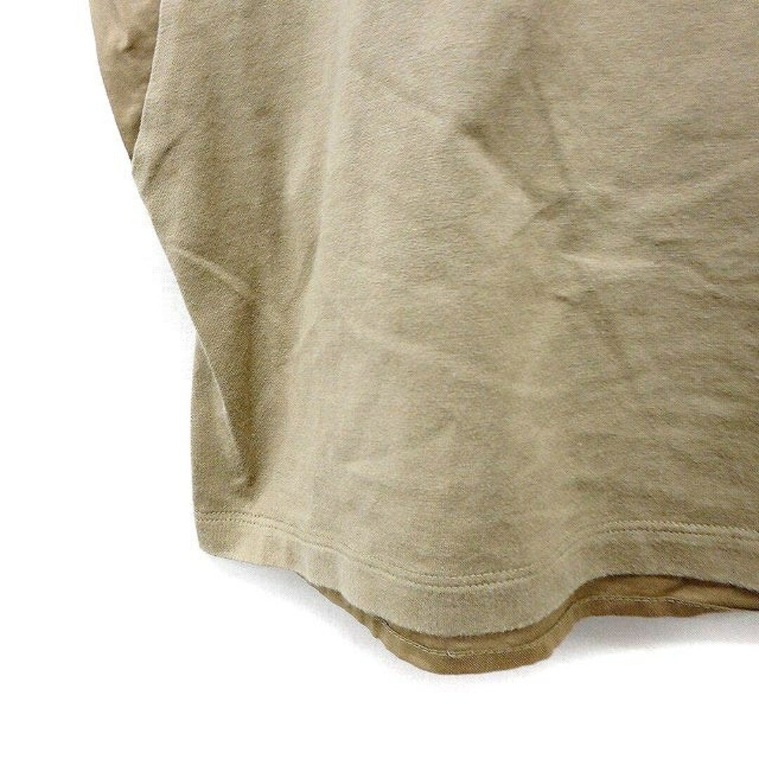 HUMAN WOMAN(ヒューマンウーマン)のヒューマンウーマン HUMAN WOMAN 素材切替 カットソー Tシャツ レディースのトップス(その他)の商品写真