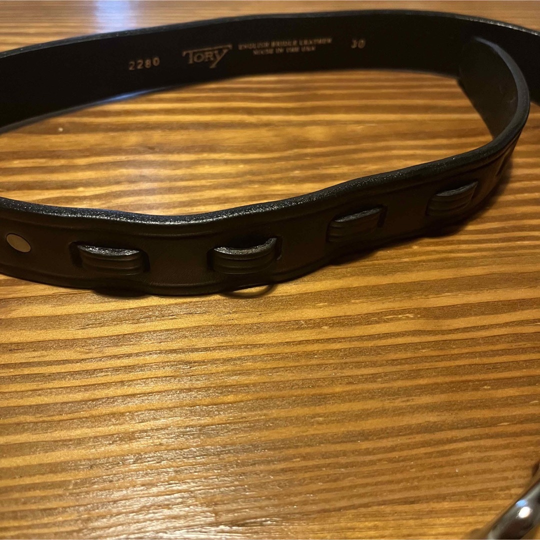 TORY LEATHER - TORY leather 30インチ フック バックル ベルトの通販
