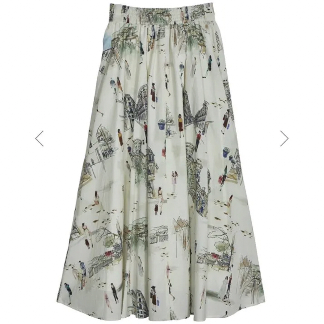 AMERI　MEDI MALAGA PLENTIFUL FLARED SKIRT