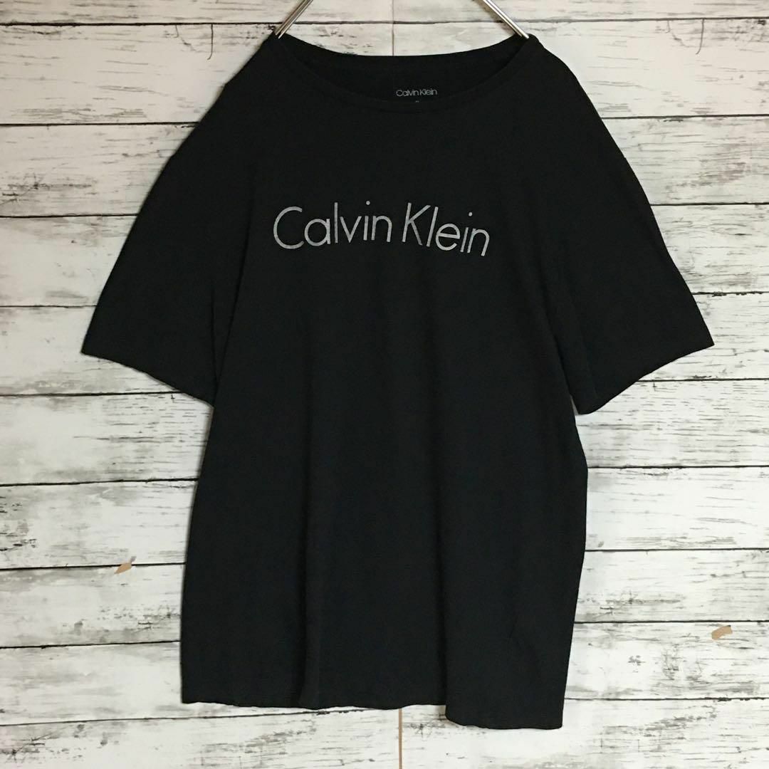 Calvin Klein(カルバンクライン)の【美品人気デザイン】カルバンクライン　半袖プリントTシャツ　Mサイズ　F530 レディースのトップス(Tシャツ(半袖/袖なし))の商品写真