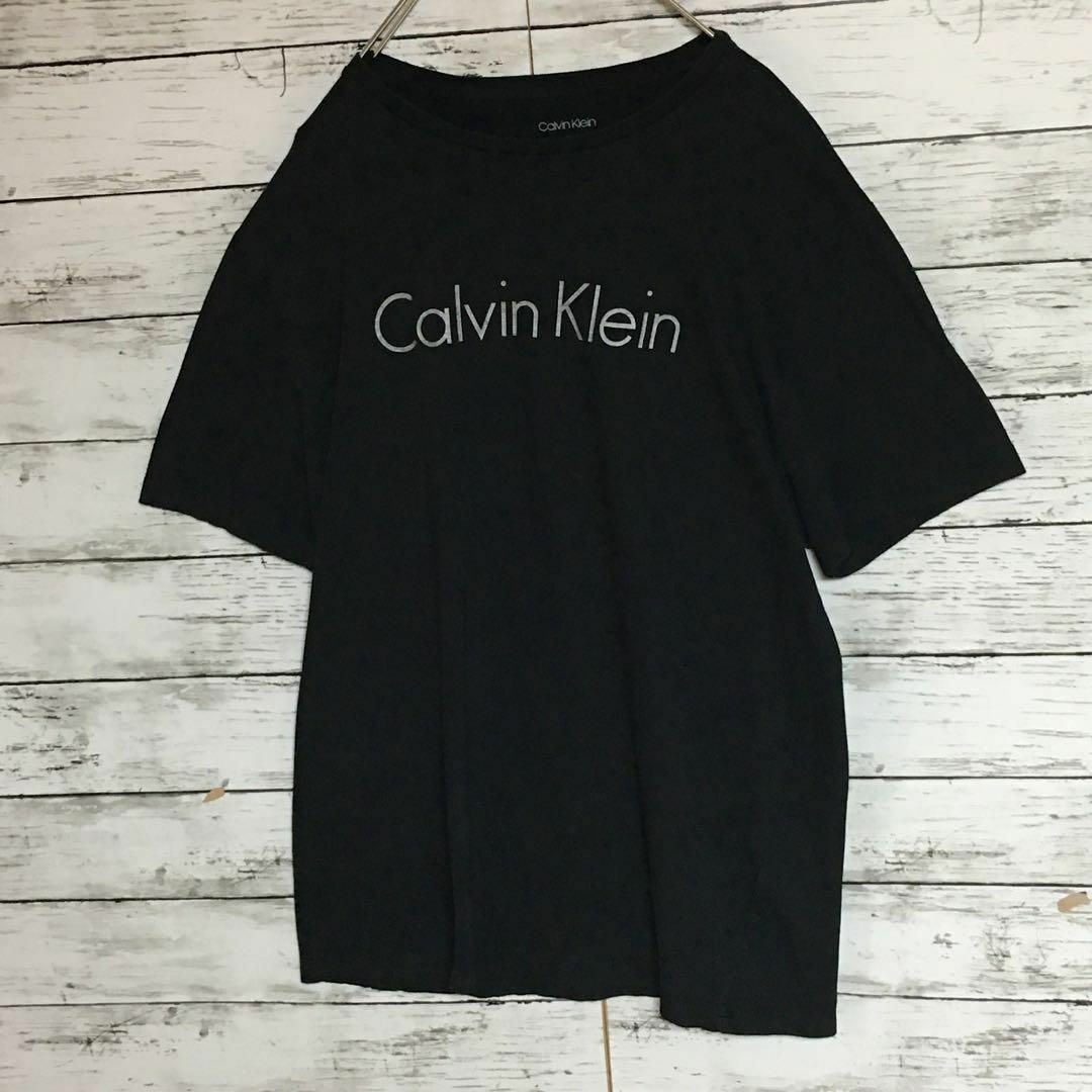 Calvin Klein(カルバンクライン)の【美品人気デザイン】カルバンクライン　半袖プリントTシャツ　Mサイズ　F530 レディースのトップス(Tシャツ(半袖/袖なし))の商品写真