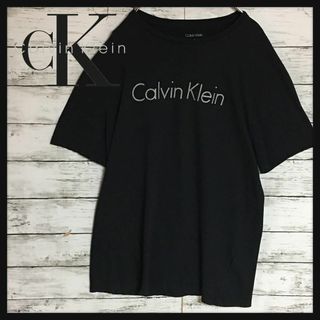 カルバンクライン(Calvin Klein)の【美品人気デザイン】カルバンクライン　半袖プリントTシャツ　Mサイズ　F530(Tシャツ(半袖/袖なし))