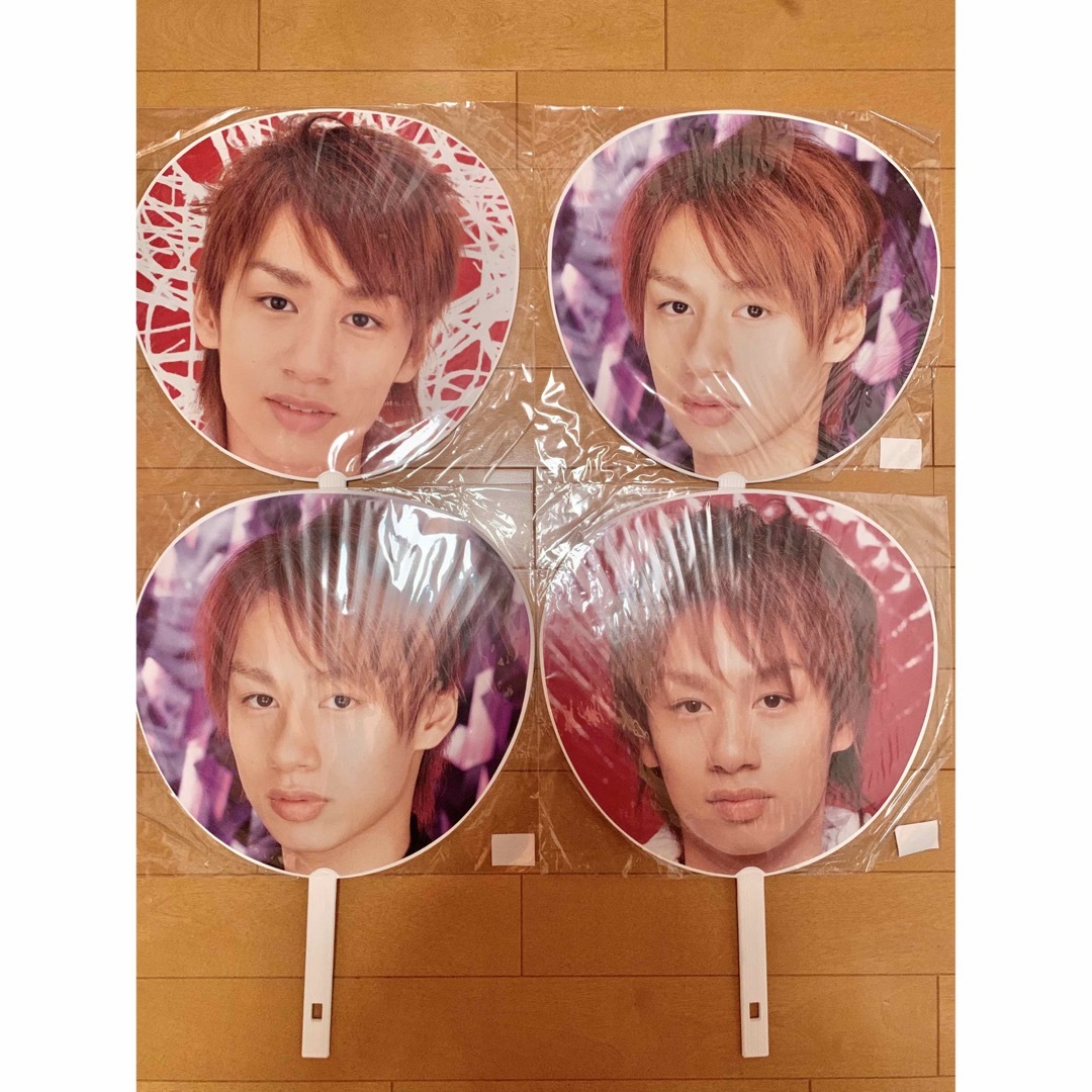 KAT-TUN(カトゥーン)のKAT-TUN 中丸雄一 ジャンボうちわ エンタメ/ホビーのタレントグッズ(アイドルグッズ)の商品写真