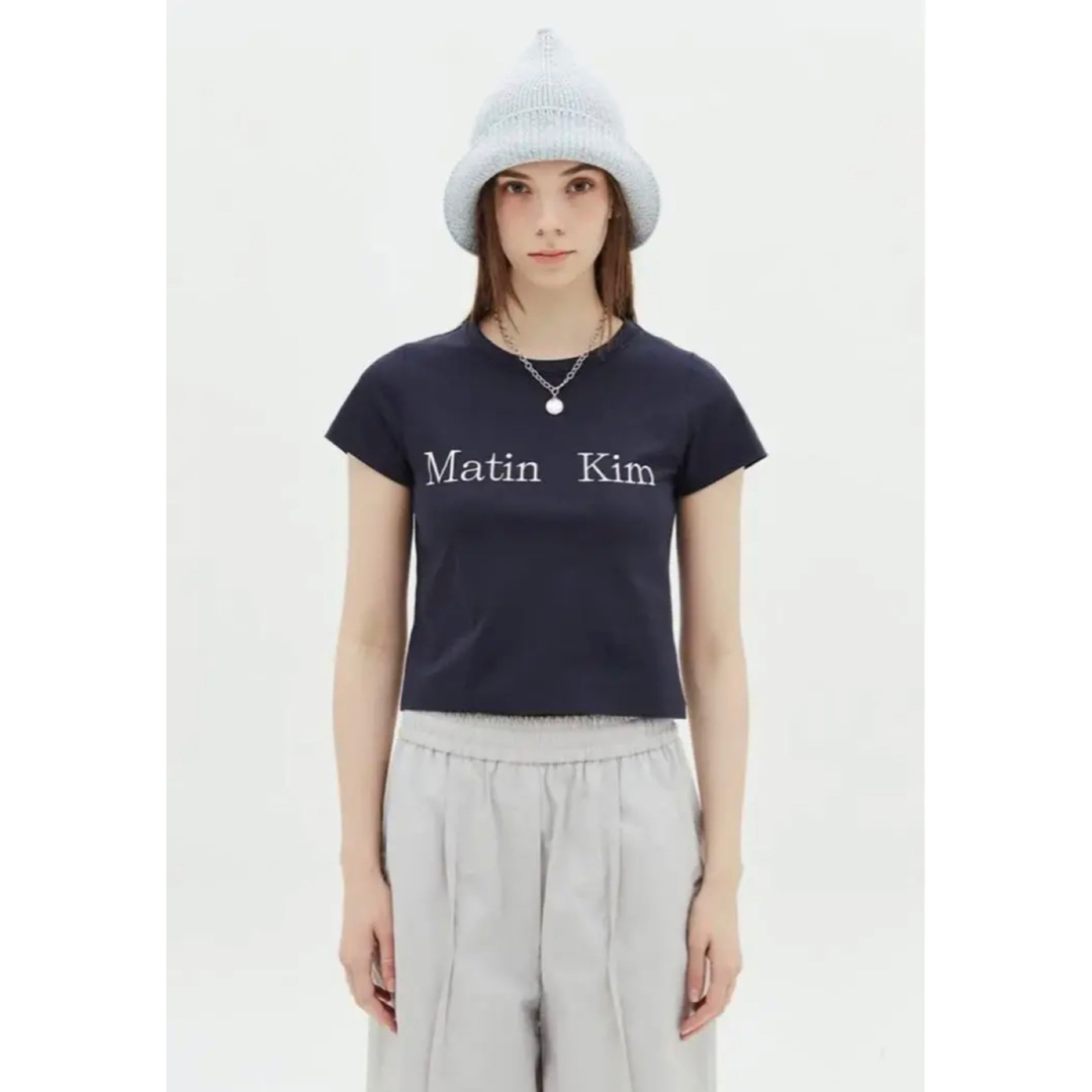 【お盆セール】MATIN KIM マーティンキム Tシャツ ブラック
