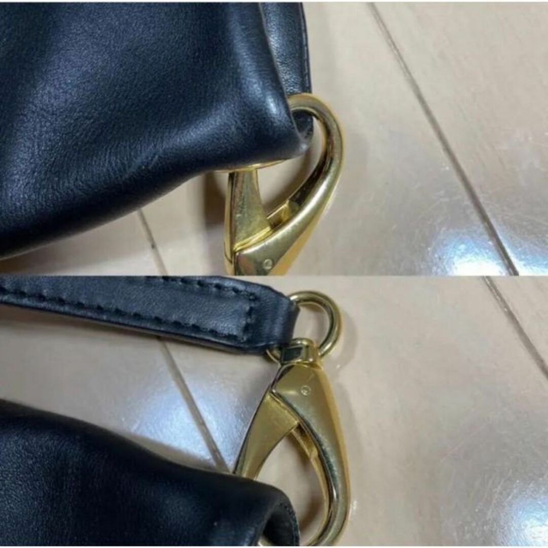 オルチアーニ ショルダーバッグ レザー 通勤 通学 ネイビー 純正買い