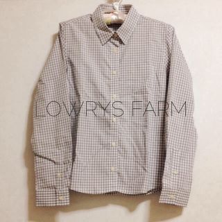 ローリーズファーム(LOWRYS FARM)のギンガムチェックシャツ(シャツ/ブラウス(長袖/七分))