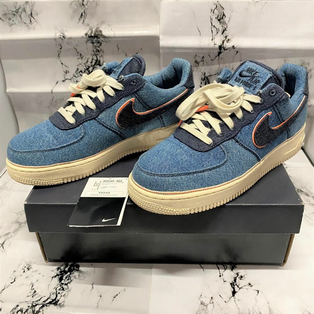 美品 26.5cmNIKE AIR FORCE 1 DENIM デニム 3x1 | フリマアプリ ラクマ