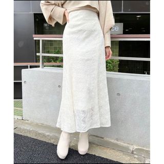 マジェスティックレゴン(MAJESTIC LEGON)のMAJESTIC LEGON スカート レース マーメイド アイボリー(ロングスカート)