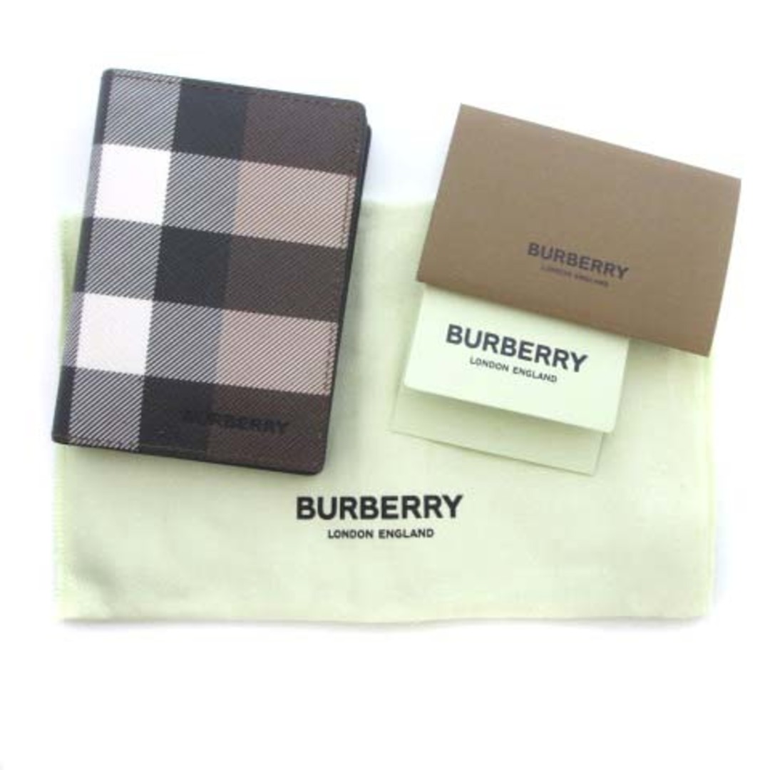 BURBERRY(バーバリー)のバーバリー チェック レザー フォールディング 二つ折り カードケース メンズのファッション小物(名刺入れ/定期入れ)の商品写真