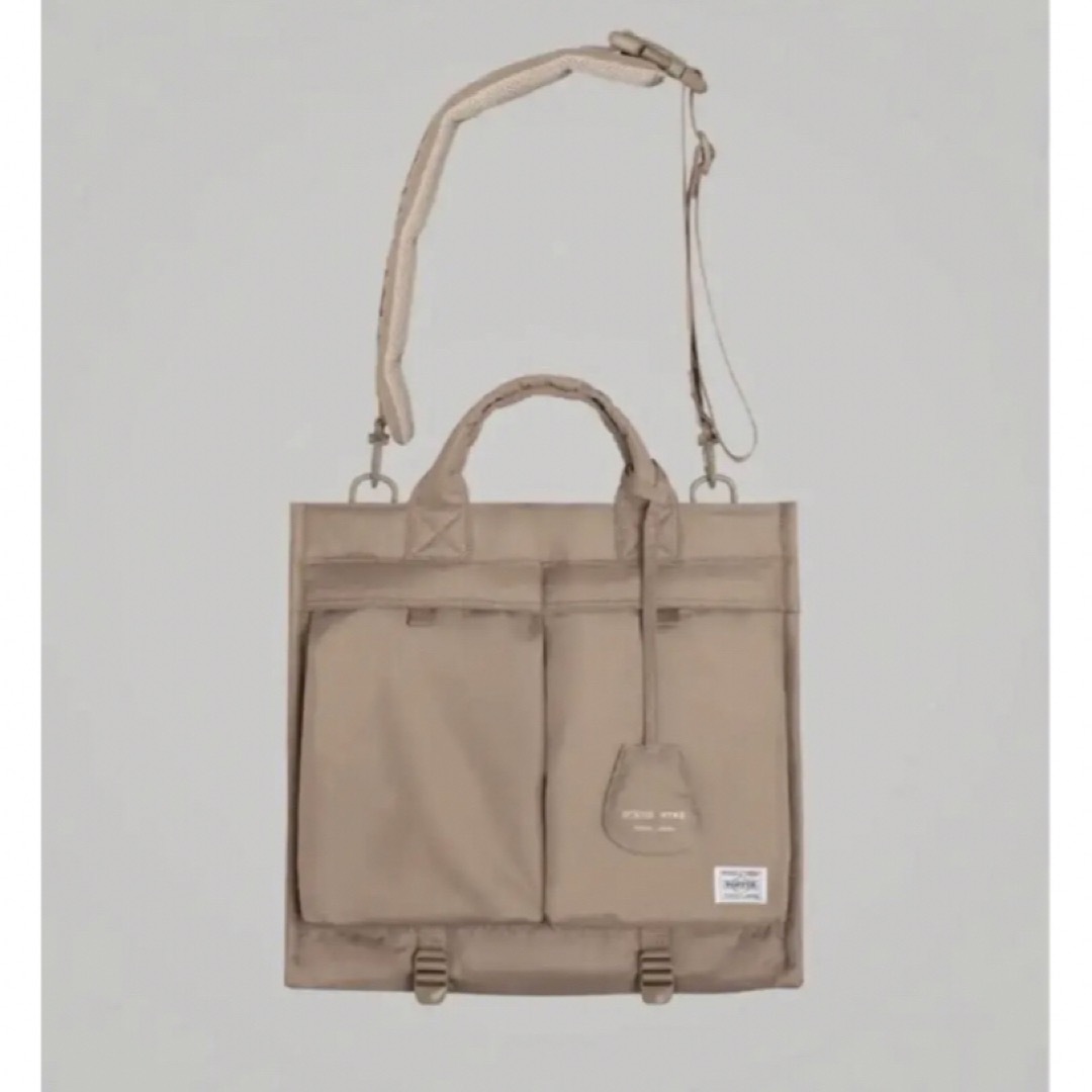 HYKE(ハイク)の◆新品◆23ss◆PORTER × HYKE◆2WAY TOTE BAG◆伊勢丹 レディースのバッグ(トートバッグ)の商品写真