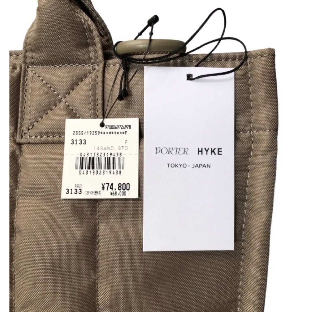 HYKE(ハイク)の◆新品◆23ss◆PORTER × HYKE◆2WAY TOTE BAG◆伊勢丹 レディースのバッグ(トートバッグ)の商品写真