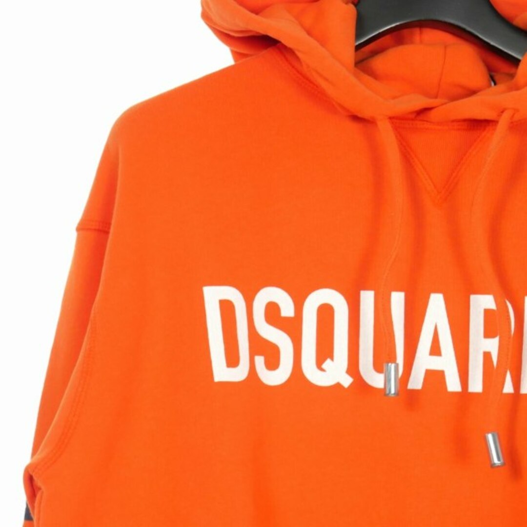 DSQUARED2 ディースクエアード ロゴ プリント スウェット パーカー/M