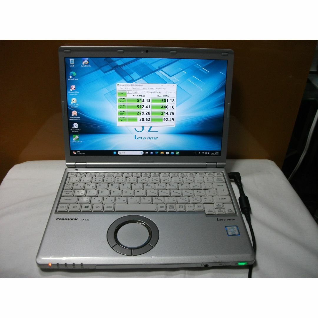 Let's note CF-SZ6RDYVS/Ci5/8GB+SSD256(91